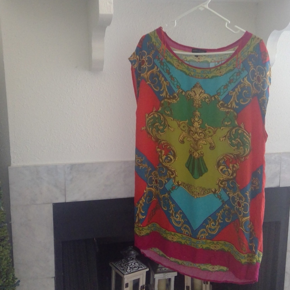 Jealous Tomato Womens Blouse Size Large